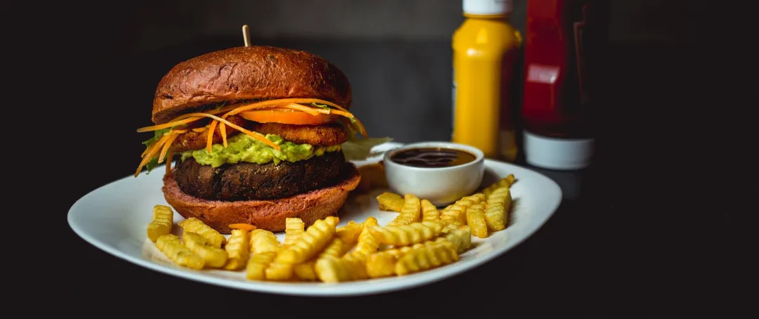 Burger Vegano com Guacamole