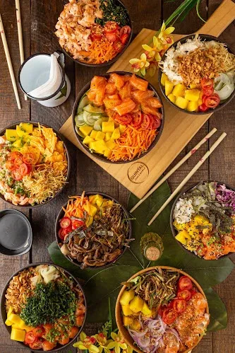 Poke Bowl Oahu Salmão
