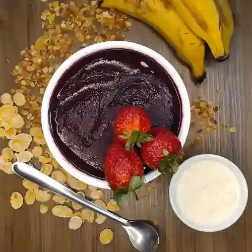 Foto do prato Creme de Açaí 500ml com Banana Completo